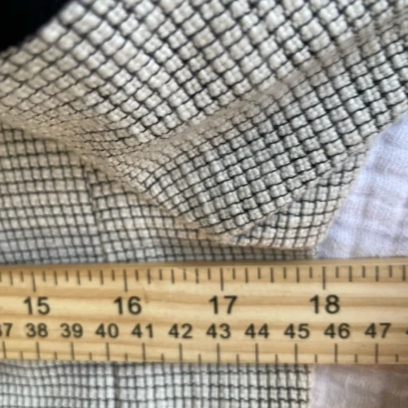 Ann Taylor Ivory and Black Trim Open-Front Blazer - Picture 8 of 11